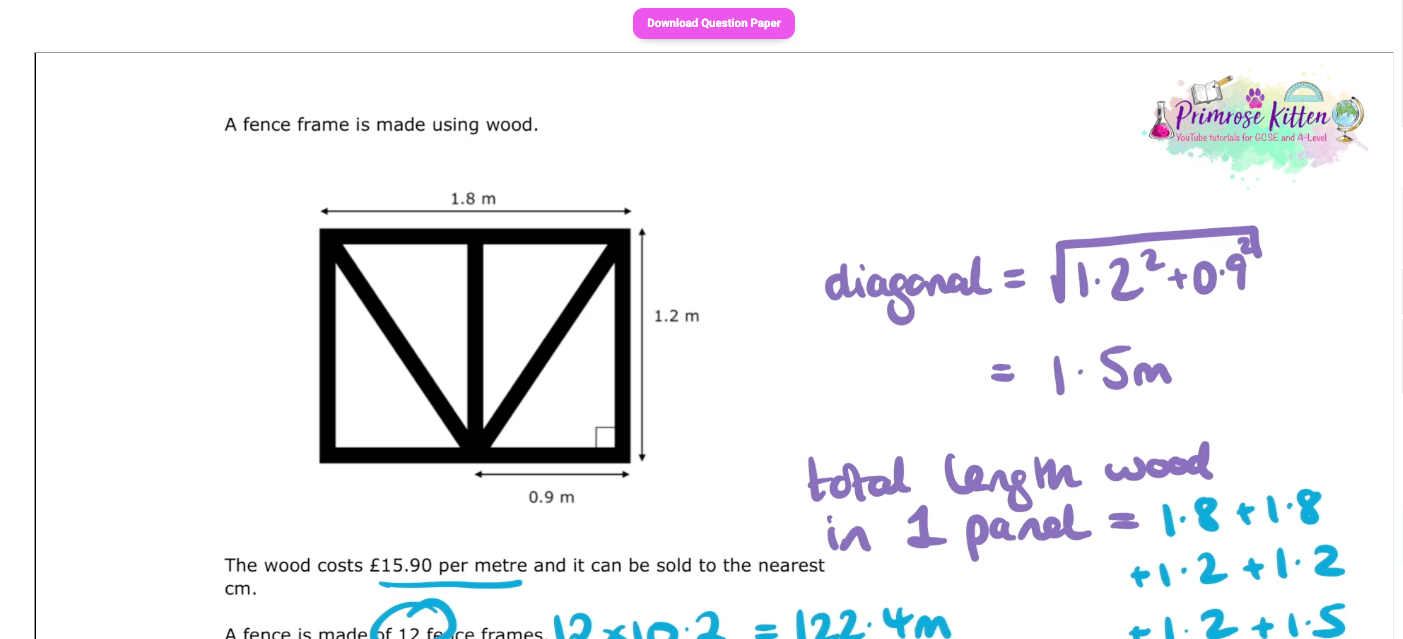 GCSE Maths | Full Revision Course - Primrose Kitten