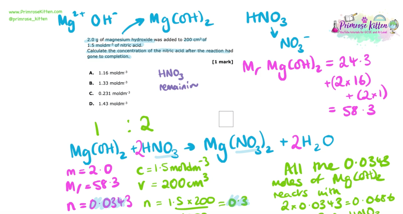 OCR - A A - Level Chemistry | Full Revision Course - Primrose Kitten
