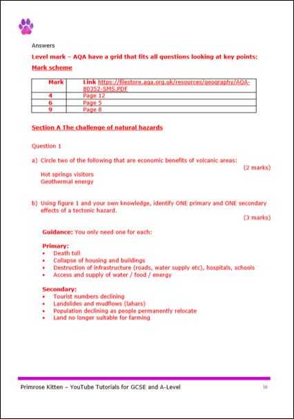 GCSE Geography | Predicted Papers