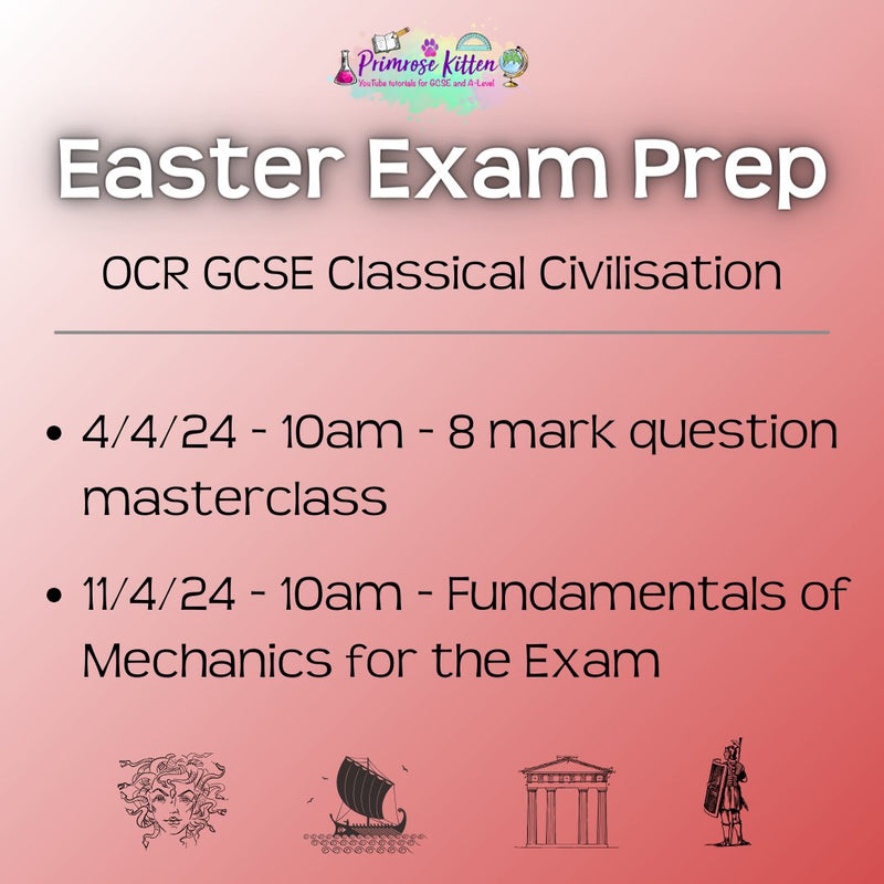 OCR GCSE Classical Civilisation Exam Masterclass - Primrose Kitten