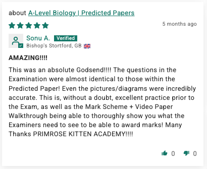 AQA A - Level Biology | Full Revision Course - Primrose Kitten