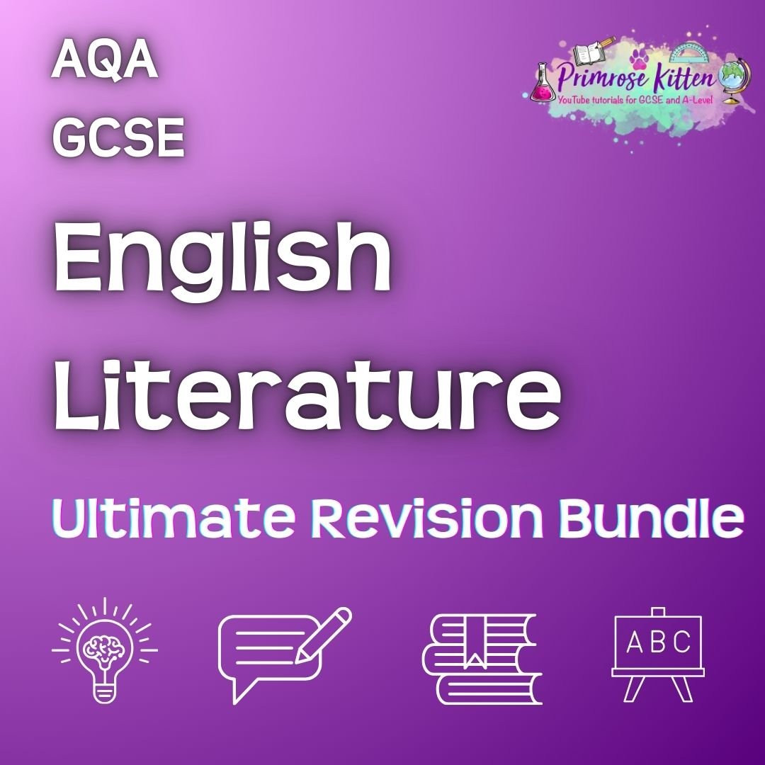 AQA GCSE English Literature | Ultimate Revision Bundle - Primrose Kitten