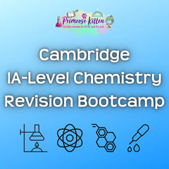 Cambridge International A-Level Chemistry Revision Bootcamp - Primrose Kitten