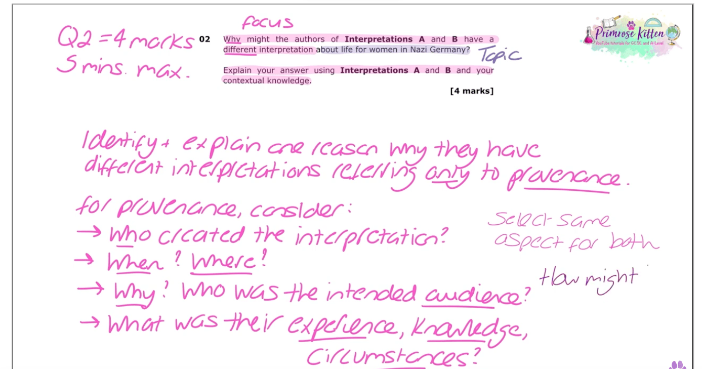 Edexcel GCSE History | Full Revision Course - Primrose Kitten