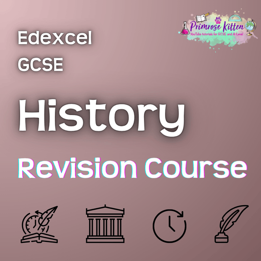 Edexcel GCSE History | Full Revision Course - Primrose Kitten