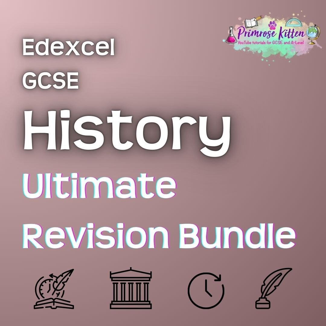 Edexcel GCSE History | Ultimate Revision Bundle - Primrose Kitten