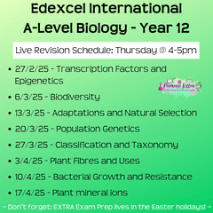 Edexcel International A - Level Biology Exam Masterclass - Primrose Kitten