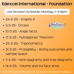 Edexcel International GCSE Maths (FOUNDATION) Exam Masterclass - Primrose Kitten
