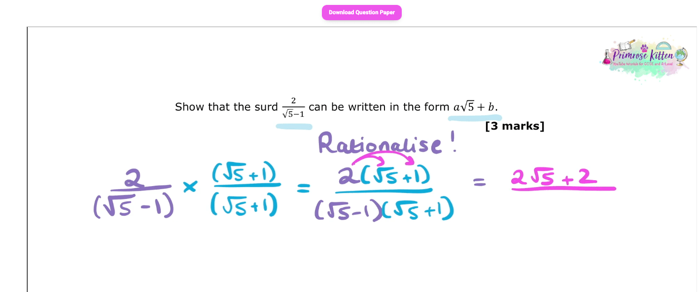 GCSE Maths | Full Revision Course - Primrose Kitten
