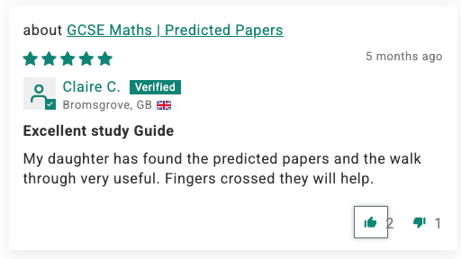 GCSE Maths | Predicted Papers - Primrose Kitten