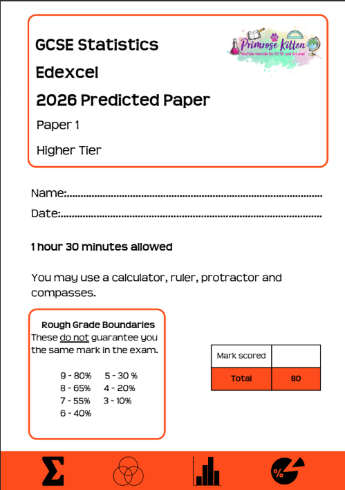 GCSE Statistics | Predicted Papers - Primrose Kitten