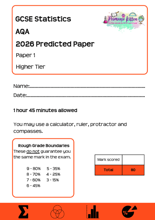 GCSE Statistics | Predicted Papers - Primrose Kitten