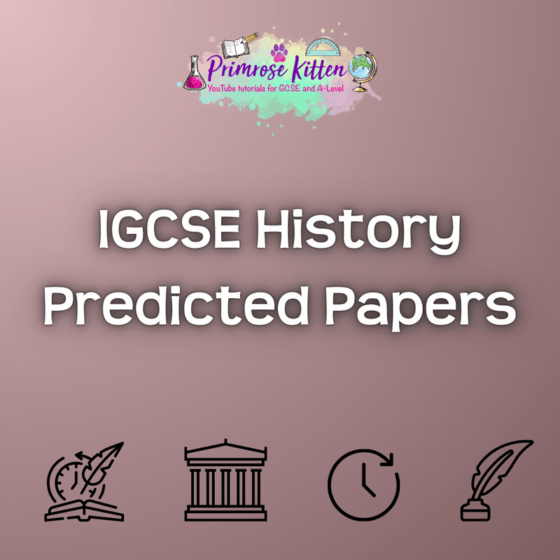 IGCSE History Predicted Papers - Primrose Kitten