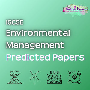 International GCSE Environmental Management | Predicted Papers - Primrose Kitten
