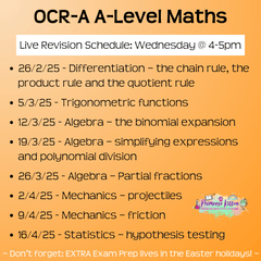 OCR - A A - Level Maths Exam Masterclass - Primrose Kitten