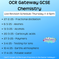 OCR - Gateway GCSE Chemistry Exam Masterclass - Primrose Kitten