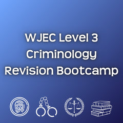 WJEC Level 3 Applied Diploma Criminology Revision Bootcamp - Primrose Kitten