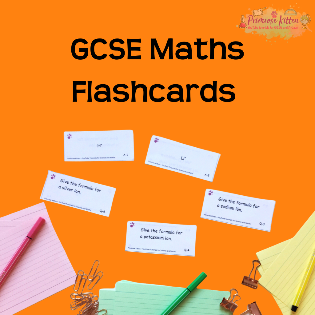 GCSE Maths Flashcards Primrose Kitten