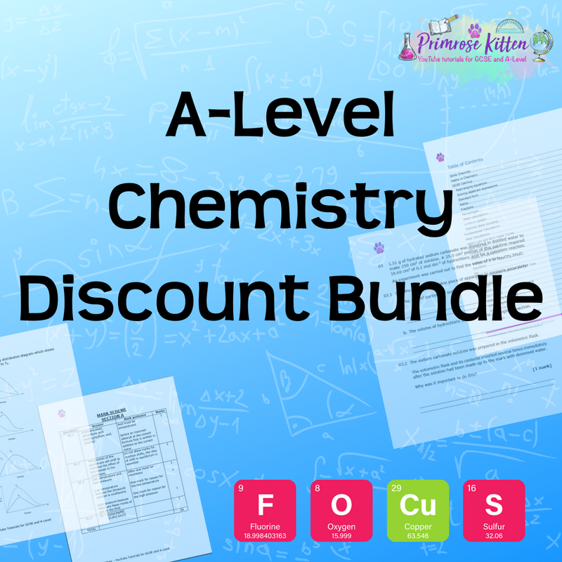 A-Level Chemistry Discount Bundle