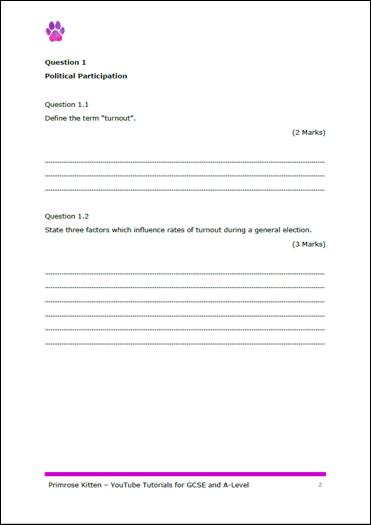 GCSE Citizenship predicted papers