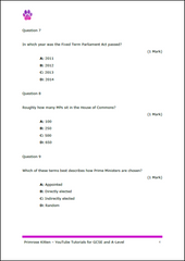 GCSE Citizenship predicted papers