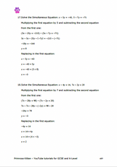 A-Level Mathematics Workbook