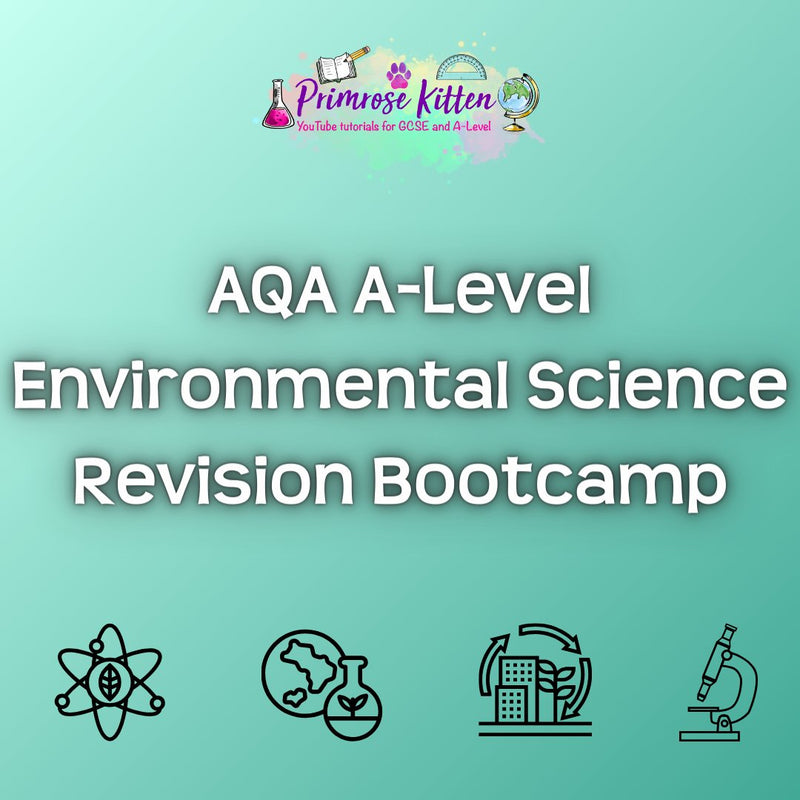 AQA A-Level Environmental Science Revision Bootcamp - Primrose Kitten