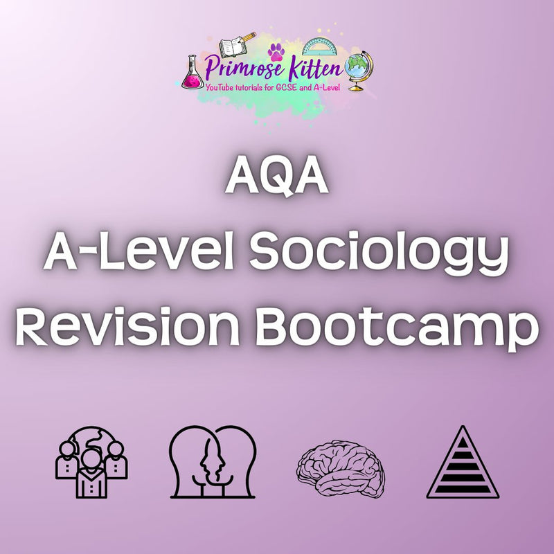 AQA A-Level Sociology Revision Bootcamp - Primrose Kitten