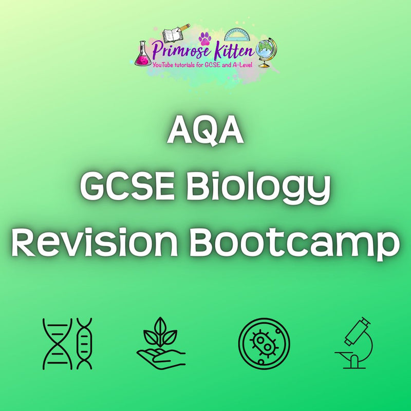 AQA GCSE Biology Revision Bootcamp - Primrose Kitten