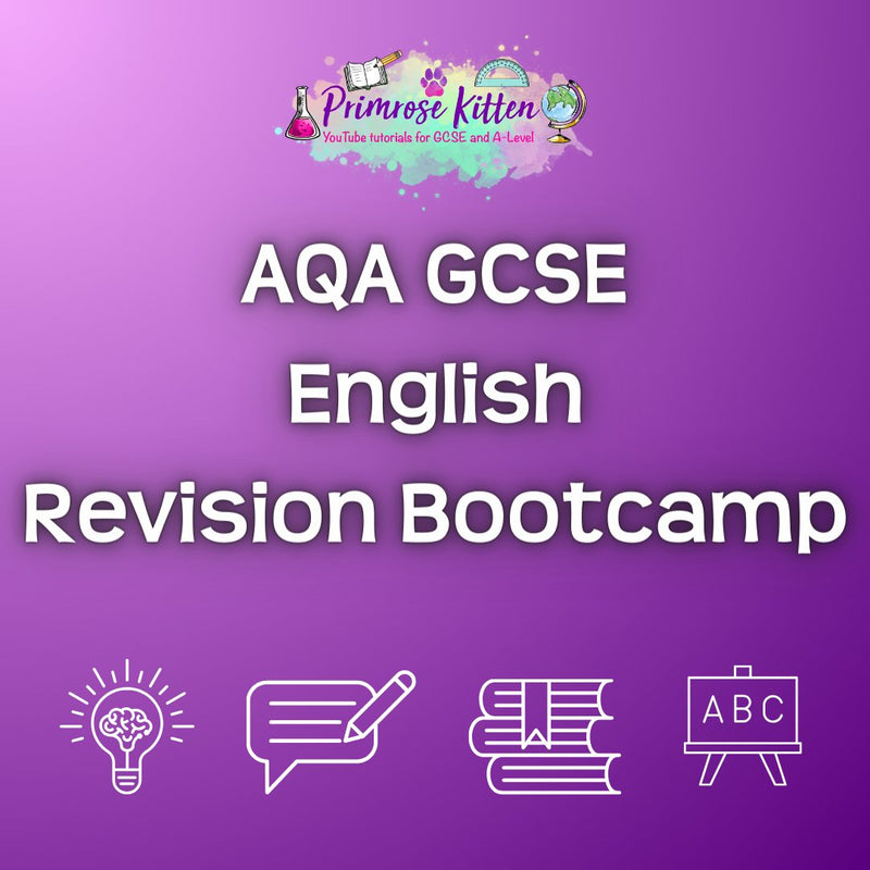 AQA GCSE English Revision Bootcamp - Primrose Kitten