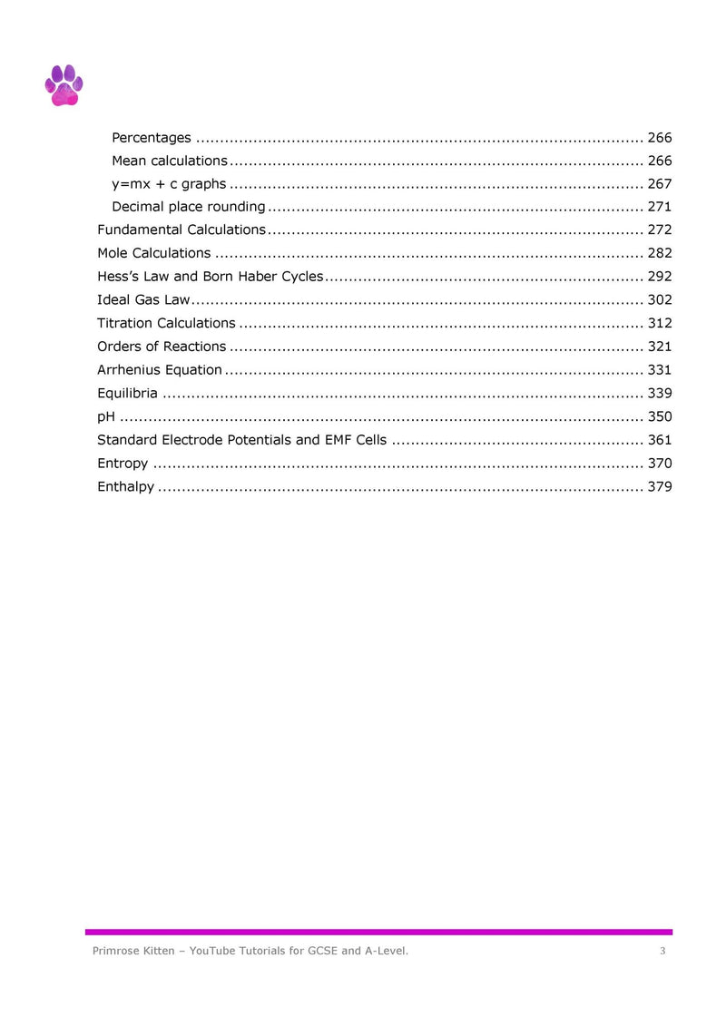 Chemistry: The Maths Bits (An A-Level Chemistry Workbook)