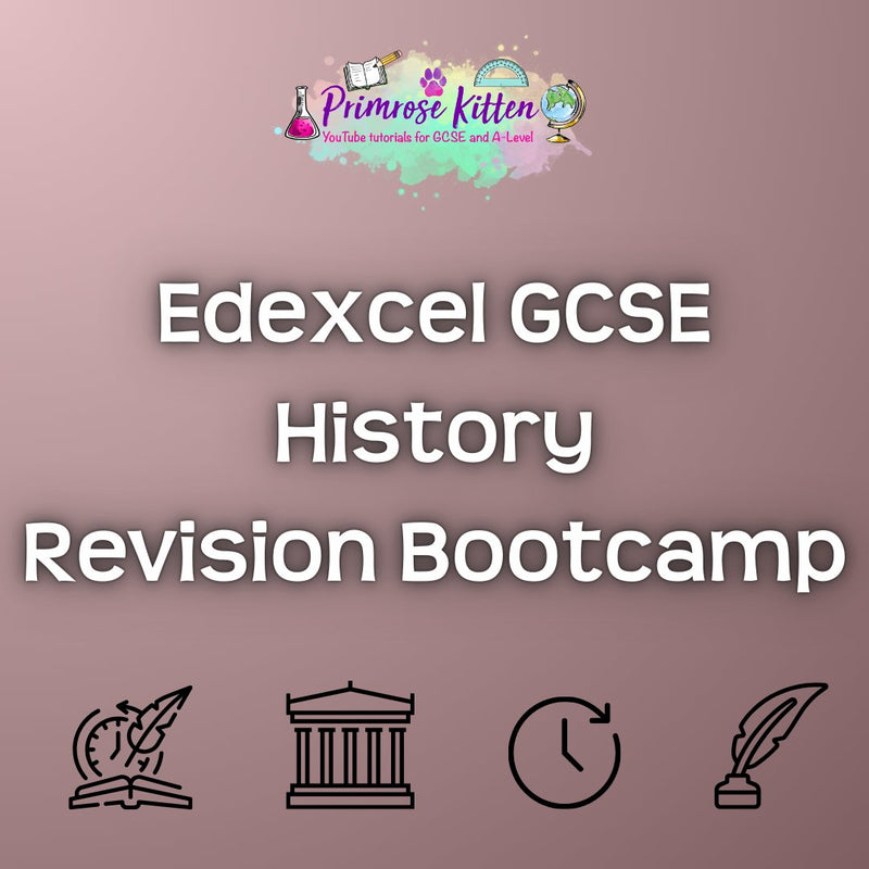 Edexcel GCSE History Revision Bootcamp - Primrose Kitten