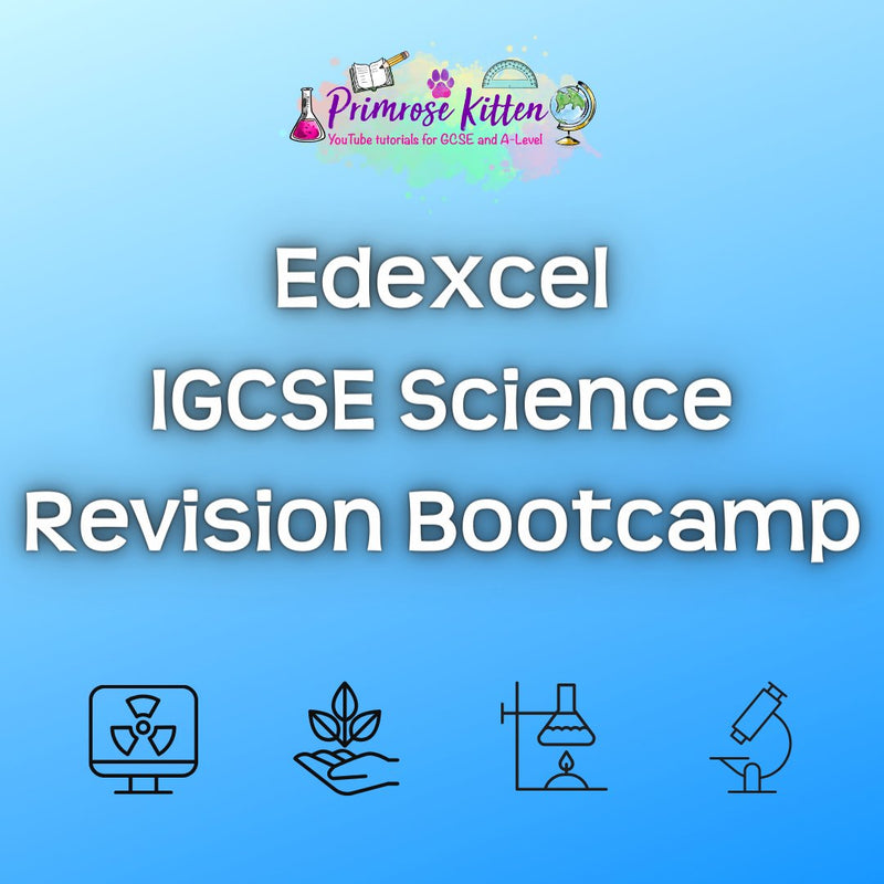 Edexcel IGCSE Science Revision Bootcamp - Primrose Kitten