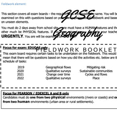 GCSE Geography Fieldwork Guide