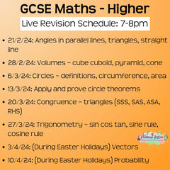 GCSE Maths (Higher) Exam Masterclass - Primrose Kitten