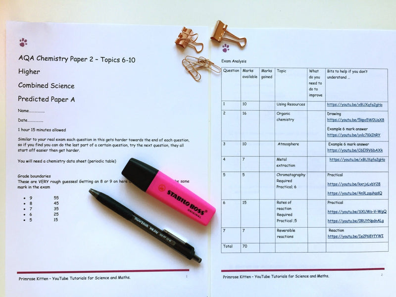 GCSE Science Predicted Papers - Edexcel