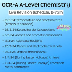 OCR-A A-Level Chemistry Exam Masterclass - Primrose Kitten